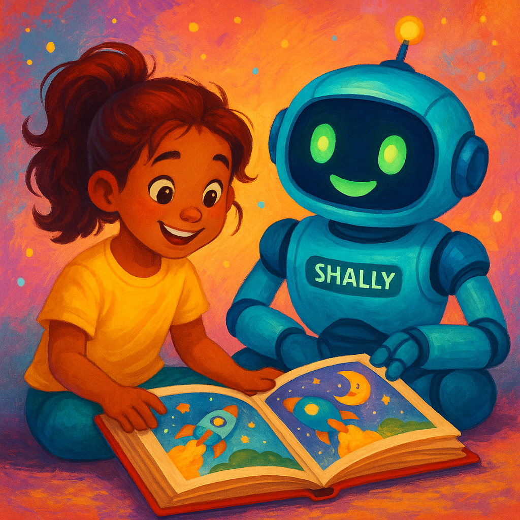 How AI-Powered Storytelling Impacts Child Development - Child Development research illustration